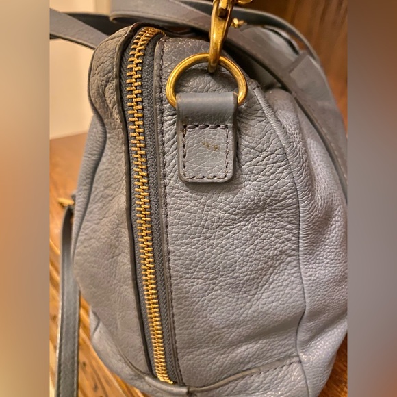 Fossil Sydney Satchel Handbag - DISCONTINUED Faded Indigo - Picture 7 of 8